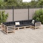 Garden sofa set 7 pieces solid pine wood by vidaXL, Garden sets - Ref: Foro24-3299614, Price: 435,60 €, Discount: %