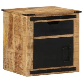 Nachttisch aus massivem Mangoholz, 40 x 40 x 45 cm von vidaXL, Nachttische - Ref: Foro24-358915, Preis: 110,85 €, Rabatt: %