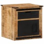 Mesita de noche madera maciza de mango 40x40x45 cm de vidaXL, Mesitas de noche - Ref: Foro24-358915, Precio: 96,12 €, Descuen...