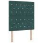 Estructura de cama Verde oscuro 80 x 200 cm Terciopelo