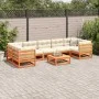 Garden sofa set 8 pieces solid pine wood wax brown by vidaXL, Garden sets - Ref: Foro24-3299332, Price: 497,16 €, Discount: %