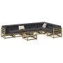 8-teiliges Gartensofa-Set mit Kissen aus imprägniertem Kiefernholz von vidaXL, Gartensets - Ref: Foro24-3299481, Preis: 771,7...