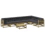 8-teiliges Gartensofa-Set mit Kissen aus imprägniertem Kiefernholz von vidaXL, Gartensets - Ref: Foro24-3299481, Preis: 771,7...