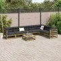 8-teiliges Gartensofa-Set mit Kissen aus imprägniertem Kiefernholz von vidaXL, Gartensets - Ref: Foro24-3299481, Preis: 762,4...