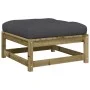 8-piece garden sofa set with impregnated pine wood cushions by vidaXL, Garden sets - Ref: Foro24-3299559, Price: 731,64 €, Di...