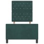 Estructura de cama Verde oscuro 80 x 200 cm Terciopelo