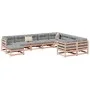 10-piece garden sofa set with Douglas fir wood cushions by vidaXL, Garden sets - Ref: Foro24-3299642, Price: 916,83 €, Discou...