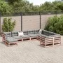 10-piece garden sofa set with Douglas fir wood cushions by vidaXL, Garden sets - Ref: Foro24-3299642, Price: 916,83 €, Discou...