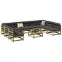 10-piece garden sofa set with impregnated pine wood cushions by vidaXL, Garden sets - Ref: Foro24-3299599, Price: 911,18 €, D...