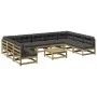 10-piece garden sofa set with impregnated pine wood cushions by vidaXL, Garden sets - Ref: Foro24-3299599, Price: 911,18 €, D...