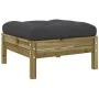 10-piece garden sofa set with impregnated pine wood cushions by vidaXL, Garden sets - Ref: Foro24-3299602, Price: 851,24 €, D...