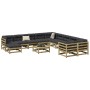 Garden sofa set 12 pieces impregnated pine wood by vidaXL, Garden sets - Ref: Foro24-3299654, Price: 733,27 €, Discount: %