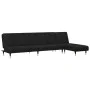 Black velvet 2-piece sofa set by vidaXL, Sofas - Ref: Foro24-3216298, Price: 418,77 €, Discount: %