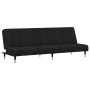 Zweiteilige Sofagarnitur aus schwarzem Samt von vidaXL, Sofas - Ref: Foro24-3216298, Preis: 419,48 €, Rabatt: %