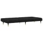 Zweiteilige Sofagarnitur aus schwarzem Samt von vidaXL, Sofas - Ref: Foro24-3216298, Preis: 419,48 €, Rabatt: %