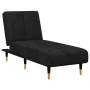 Zweiteilige Sofagarnitur aus schwarzem Samt von vidaXL, Sofas - Ref: Foro24-3216298, Preis: 419,48 €, Rabatt: %