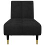 Zweiteilige Sofagarnitur aus schwarzem Samt von vidaXL, Sofas - Ref: Foro24-3216298, Preis: 419,48 €, Rabatt: %