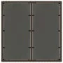 Garden table glass surface PE rattan brown 90x90x75 cm by vidaXL, Garden tables - Ref: Foro24-365587, Price: 113,10 €, Discou...