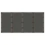 Mesa de jardín superficie de vidrio ratán PE marrón 190x90x75cm de vidaXL, Mesas de jardín - Ref: Foro24-365593, Precio: 173,...