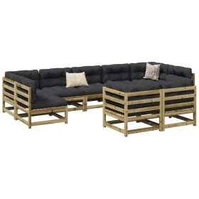 Garden sofa set 9 pieces impregnated pine wood by vidaXL, Garden sets - Ref: Foro24-3299628, Price: 531,03 €, Discount: %