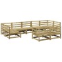 Gartensofa-Set 9-teilig aus imprägniertem Kiefernholz von vidaXL, Gartensets - Ref: Foro24-3299628, Preis: 538,10 €, Rabatt: %