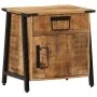 Nachttisch aus massivem Mangoholz, 40 x 30 x 42 cm von vidaXL, Nachttische - Ref: Foro24-358917, Preis: 85,49 €, Rabatt: %