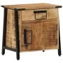 Nachttisch aus massivem Mangoholz, 40 x 30 x 42 cm von vidaXL, Nachttische - Ref: Foro24-358917, Preis: 85,49 €, Rabatt: %