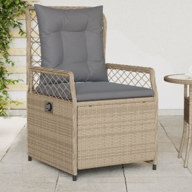 Garden recliners 2 pcs beige synthetic rattan by vidaXL, Garden chairs - Ref: Foro24-368664, Price: 202,80 €, Discount: %
