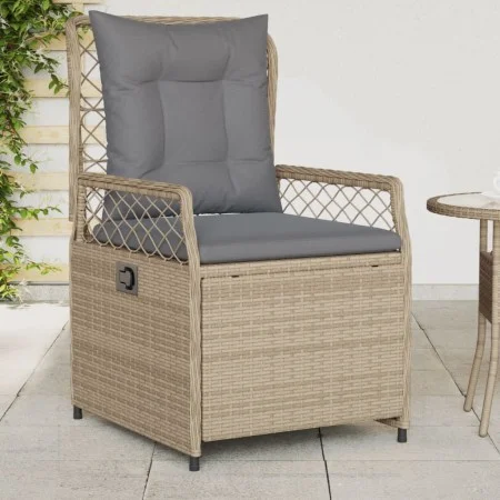 Garden recliners 2 pcs beige synthetic rattan by vidaXL, Garden chairs - Ref: Foro24-368664, Price: 200,17 €, Discount: %