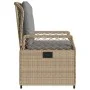 Garden recliners 2 pcs beige synthetic rattan by vidaXL, Garden chairs - Ref: Foro24-368664, Price: 200,17 €, Discount: %