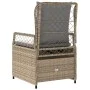 Garden recliners 2 pcs beige synthetic rattan by vidaXL, Garden chairs - Ref: Foro24-368664, Price: 200,17 €, Discount: %