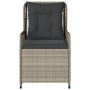 Garden recliners 2 pcs light gray synthetic rattan by vidaXL, Garden chairs - Ref: Foro24-368666, Price: 193,87 €, Discount: %