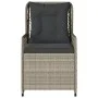Gartenliegen 2 Stück hellgraues synthetisches Rattan von vidaXL, Gartenstühle - Ref: Foro24-368666, Preis: 191,33 €, Rabatt: %