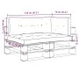 Cushions for pallets 3 units red fabric by vidaXL, Cushions for chairs and sofas - Ref: Foro24-3217126, Price: 90,83 €, Disco...