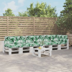 Pallet cushions 7 pieces leaf print fabric by vidaXL, Cushions for chairs and sofas - Ref: Foro24-3217153, Price: 253,08 €, D...