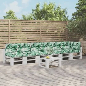 Pallet cushions 7 pieces leaf print fabric by vidaXL, Cushions for chairs and sofas - Ref: Foro24-3217153, Price: 246,30 €, D...