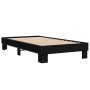 Estructura de cama madera de ingeniería y metal negro 90x200 cm de vidaXL, Camas y somieres - Ref: Foro24-845872, Precio: 68,...