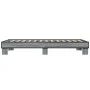 Estructura cama madera ingeniería metal gris Sonoma 90x190 cm de vidaXL, Camas y somieres - Ref: Foro24-845885, Precio: 67,03...