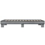 Sonoma-graues Metall-Holzwerkstoff-Bettgestell, 90 x 190 cm von vidaXL, Betten und Lattenroste - Ref: Foro24-845885, Preis: 6...