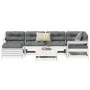 Garden sofa set 7 pieces solid white pine wood by vidaXL, Garden sets - Ref: Foro24-3250957, Price: 471,86 €, Discount: %