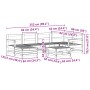 Gartensofa-Set 7-teilig aus massivem weißem Kiefernholz von vidaXL, Gartensets - Ref: Foro24-3250957, Preis: 478,62 €, Rabatt: %