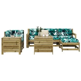Garden sofa set 7 pieces impregnated pine wood by vidaXL, Garden sets - Ref: Foro24-3250543, Price: 465,47 €, Discount: %