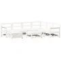 Garden sofa set 8 pieces solid white pine wood by vidaXL, Garden sets - Ref: Foro24-3250581, Price: 546,16 €, Discount: %