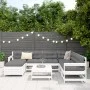 Garden sofa set 8 pieces solid white pine wood by vidaXL, Garden sets - Ref: Foro24-3250581, Price: 546,16 €, Discount: %