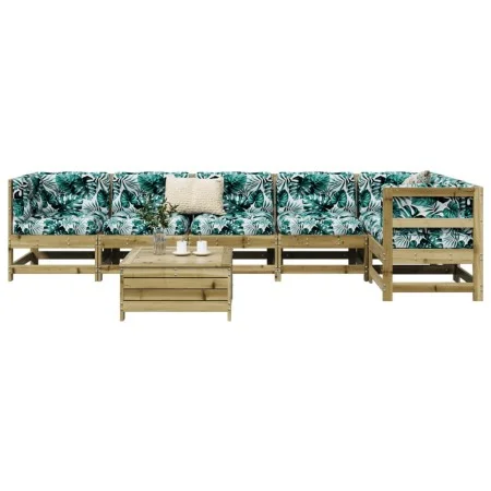Garden sofa set 7 pieces impregnated pine wood by vidaXL, Garden sets - Ref: Foro24-3250867, Price: 432,64 €, Discount: %