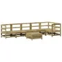 Gartensofa-Set 7-teilig aus imprägniertem Kiefernholz von vidaXL, Gartensets - Ref: Foro24-3250867, Preis: 432,67 €, Rabatt: %