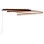 Toldo manual retráctil naranja y marrón 300x250 cm de vidaXL, Toldos - Ref: Foro24-3051198, Precio: 226,14 €, Descuento: %