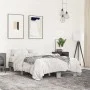 Estructura cama madera ingeniería metal gris Sonoma 140x190 cm de vidaXL, Camas y somieres - Ref: Foro24-845900, Precio: 82,5...