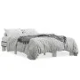 Estructura cama madera ingeniería metal gris Sonoma 140x190 cm de vidaXL, Camas y somieres - Ref: Foro24-845900, Precio: 82,5...