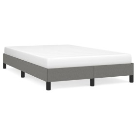 Dark gray fabric bed frame 120x190 cm by vidaXL, Beds and slatted bases - Ref: Foro24-3269606, Price: 111,21 €, Discount: %
